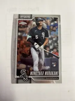 2026 Topps Chrome Munetaka Murakami Rookie Card White Sox IN HAND - Image 1