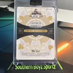 2026 wild card 5 card draw black tie edition Mirror 1/1 George Pickens - Image 2