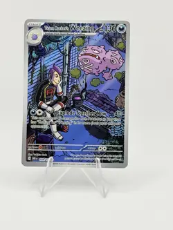 Pokemon Card Team Rockets Weezing (199/182) Destined Rivals Illustration Rare - Image 1