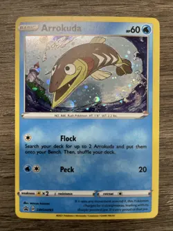 ARROKUDA SWSH093 PROMO POKEMON TCG CARD (COSMO HOLO RARE, NM) - Image 1