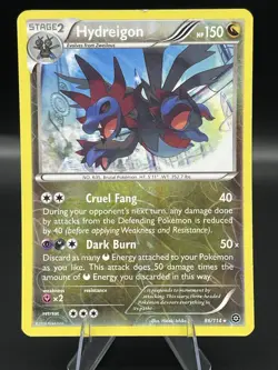 (NM) Hydreigon 86/114 Reverse Holo Steam Siege Pokemon TCG Card 327a-2 - Image 1