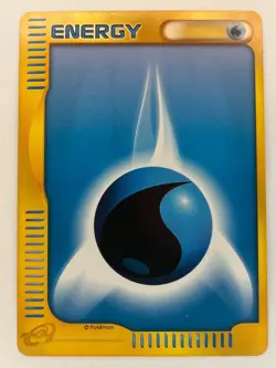 💧 RARE – 2002 Japanese McDonald's Pokemon Water Energy e-Minimum Pack Card - Image 1