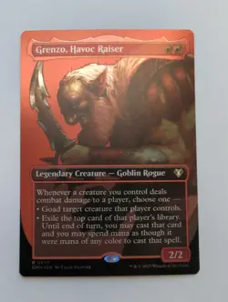 MTG Grenzo, Havoc Raiser (CMM) Commander Masters (Borderless) Foil Rare 677 - Image 1