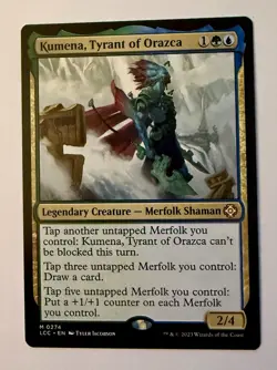 Kumena, Tyrant of Orazca 274 M Normal LCC MTG NM - Image 1