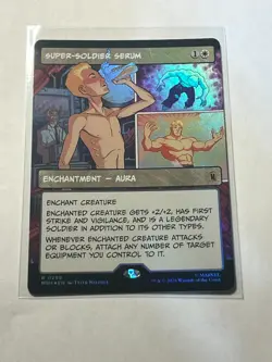 Super-Soldier Serum Foil Rare 299 (Marvel Super Heroes) MTG Near Mint - Image 1