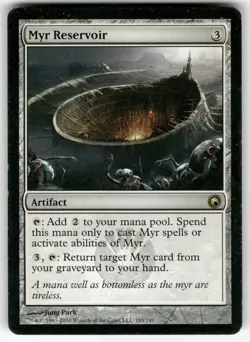 Myr Reservoir 183 Rare Scars of Mirrodin Magic: The Gathering Lightly Played - Image 1