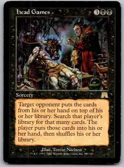 Head Games 155 Rare Onslaught Magic: The Gathering Lightly Played - Image 1