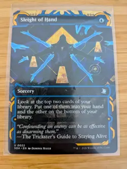 MTG Sleight of Hand (Showcase) 0022 Secrets of Strixhaven Mystical Archive M/NM - Image 1