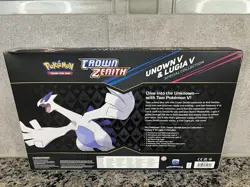 Pokemon Crown Zenith Unown V & Lugia V Special Collection Sealed - Image 2