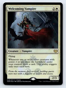 Welcoming Vampire Media Promos 46 P NM Foil Magic: The Gathering - Image 1