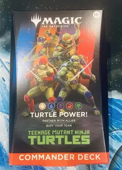 MTG TMNT Teenage Mutant Ninja Turtle Commander deck - Turtle Power! - Sealed New - Image 1