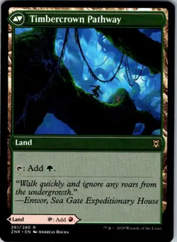 Cragcrown Pathway R Zendikar Rising 261 NM FOIL - Image 2