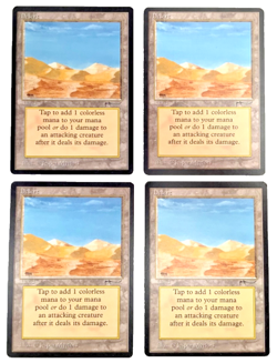 MTG Arabian Nights Desert x4 NM (Magic the Gathering) Playset, English - Image 1