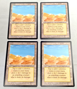 MTG Arabian Nights Desert x4 NM (Magic the Gathering) Playset, English - Image 2