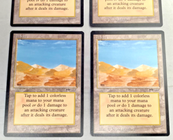MTG Arabian Nights Desert x4 NM (Magic the Gathering) Playset, English - Image 4