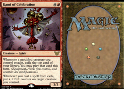 Magic the Gathering-MTG-Kami of Celebration - Image 1
