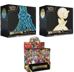 Pokemon Center Mega Evolutions ETB Set & Booster Box Preorder! SHIPS BY 9/26/25 - Image 1