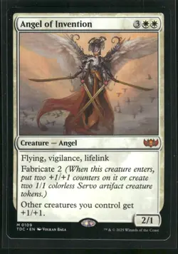 Angel of Invention 109, Commander: Tarkir: Dragonstorm, M MTG - Image 1