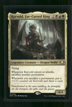 Korvold, Fae-Cursed King 120, Commander: Edge of Eternities, M MTG - Image 1
