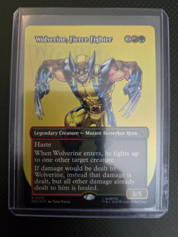 Magic: The Gathering Marvel Wolverine Fierce Fighter Foil Rare #0378 MTG MSH - Image 1