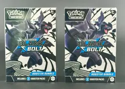 POKEMON TCG LOT OF 2 BLACK BOLT BOOSTER BUNDLES (FACTORY SEALED) Final Inventory - Image 1