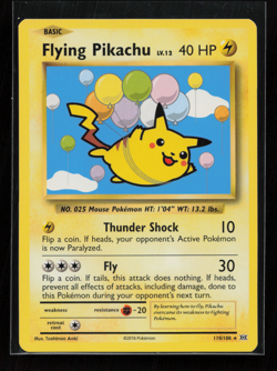 Flying Pikachu #110/108 - Evolutions Secret Rare Pokemon Card - Pokemon TCG - Image 1