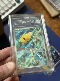 2025 Pokemon Misty's Psyduck 193/182 IR Destined Rivals Holo TAG 10 GEM MINT - Image 4
