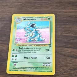 Wizards of the Coast Pokemon TCG Nidoqueen 12/130 Base Set 2 Holo Rare Unlimited - Image 1