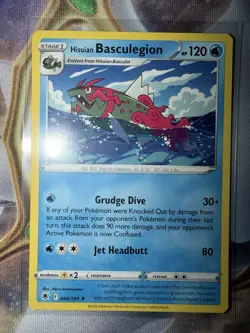 💫Pokemon TCG - Hisuian Basculegion - 044/189 - Rare - Astral Radiance - NM💫 - Image 1