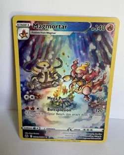 Magmortar GG03/GG70 Galarian Gallery Ultra Rare Holo Crown Zenith Pokemon NM - Image 1