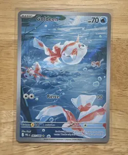 Pokemon TCG Goldeen 87/84 Illustration Rare Pitch Black NM - Image 1