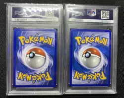 LUGIA LEGEND HOLO POKEMON HEARTGOLD & SOULSILVER #113 & #114 PSA 8, 6 SEQUENTIAL - Image 2