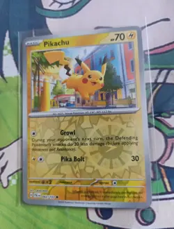 Pokemon TCG - Pikachu 062/193 Reverse Holo - Scatlet & Violet - Paldea Evolved - Image 1