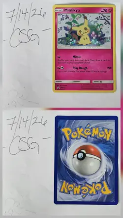 Mimikyu SM163 - Sun & Moon Black Star Promo - English Pokemon TCG - Image 3