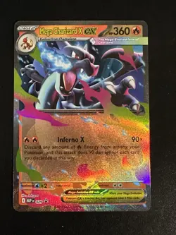 Mega Charizard X ex MEP 029 Pokemon Black Star Promo Holo NM - Image 1
