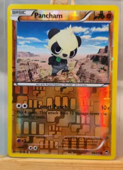 PANCHAM REVERSE HOLO 60/111 N/M POKEMON ENGLISCH VINTAGE - Image 1