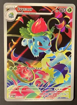 Ivysaur Illustration Rare 134/132 Near Mint Mega Evolution Pokemon TCG English - Image 1