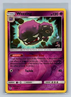Weezing 29/68 Rare Hidden Fates Pokemon Reverse Holo NM/M 708d-42 - Image 1