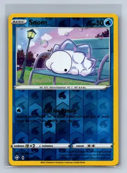 Snom 029/072 Common Shining Fates Pokemon Reverse Holo NM/M 701c-26 - Image 1