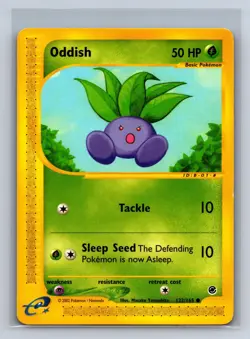 Oddish 122/165 Common Expedition Base Set Pokemon NM/M 701c-13 - Image 1