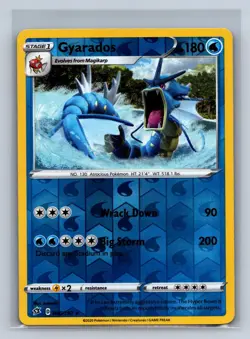 Gyarados 040/192 Rare Rebel Clash Pokemon Reverse Holo NM/M 708c-7 - Image 1