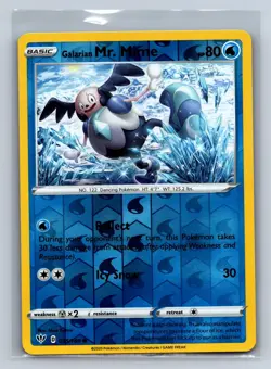Galarian Mr. Mime 035/189 Darkness Ablaze Pokemon Reverse Holo NM/M 708b-4 - Image 1