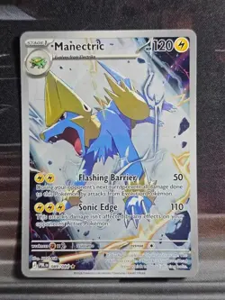 Manectric 089/084 Illustration Rare Pitch Black Pokemon Holo Near Mint - Image 1