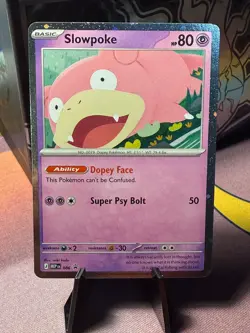 Pokemon Slowpoke 086 Black Star Cosmos Holo Promo, Pitch Black - Image 1