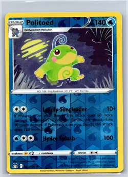 Politoed 032/196 Rare Lost Origin Pokemon Reverse Holo NM/M 625c-24 - Image 1