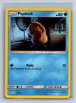 Psyduck 7/18 Common Detective Pikachu Pokemon Holo NM/M 701b-45 - Image 1