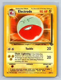 Electrode 18/64 Rare Jungle Pokemon Unlimited LP 629d-3 - Image 1