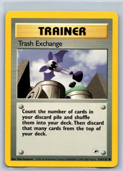 Trash Exchange 126/132 Common Gym Heroes Pokemon Unlimited NM/M 623b-48 - Image 1
