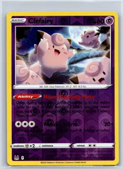 Clefairy 062/196 Common Lost Origin Pokemon Reverse Holo NM/M 625b-39 - Image 1