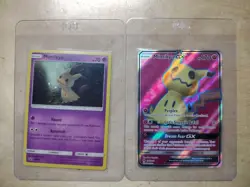 Pokemon Mimikyu GX Full Art 206/214 & SM29 Holo Rare - Lightly Played/NM - Image 1